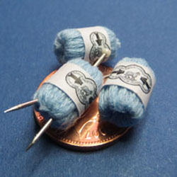 3 Balls of Pale Blue Knitting Yarn